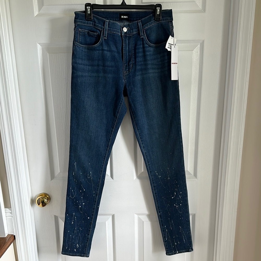 NWT Hudson Sz 31 Jeans 16” across waist, 32”L, 10” rise